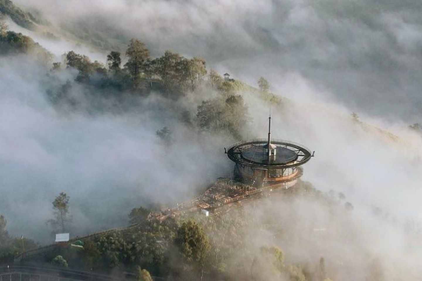 bromo hillside